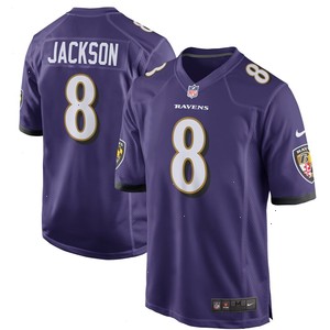 Lamar Jackson Baltimore Ravens Nike Game Player Jersey - Purple