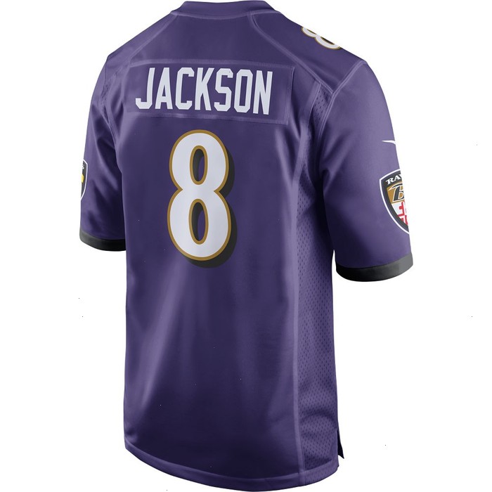 Lamar Jackson Baltimore Ravens Nike Game Player Jersey - Purple