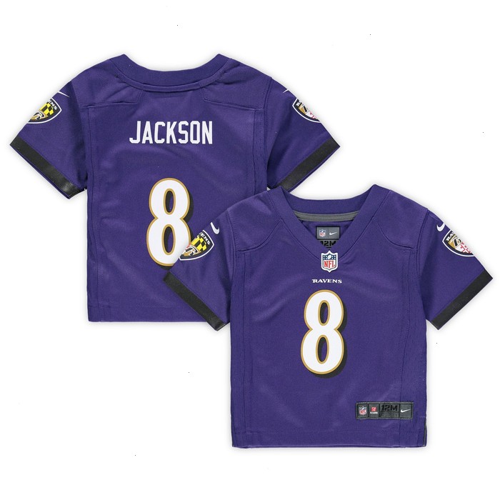 Lamar Jackson Baltimore Ravens Nike Infant Game Jersey - Purple