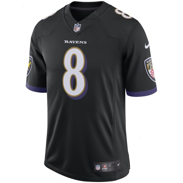 Lamar Jackson Baltimore Ravens Nike Speed Machine Limited Jersey - Black