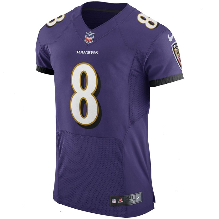 Lamar Jackson Baltimore Ravens Nike Vapor Elite Player Jersey - Purple