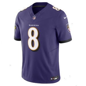 Lamar Jackson Baltimore Ravens Nike Vapor F.U.S.E. Limited Jersey - Purple V1