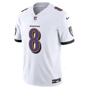 Lamar Jackson Baltimore Ravens Nike Vapor F.U.S.E. Limited Jersey - White