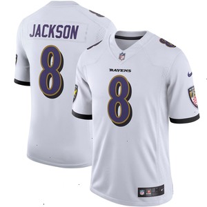 Lamar Jackson Baltimore Ravens Nike Vapor Limited Jersey - White