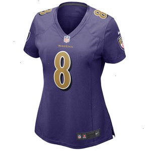 Lamar Jackson Baltimore Ravens Nike Women's Alternate Game Player Jersey - Purple