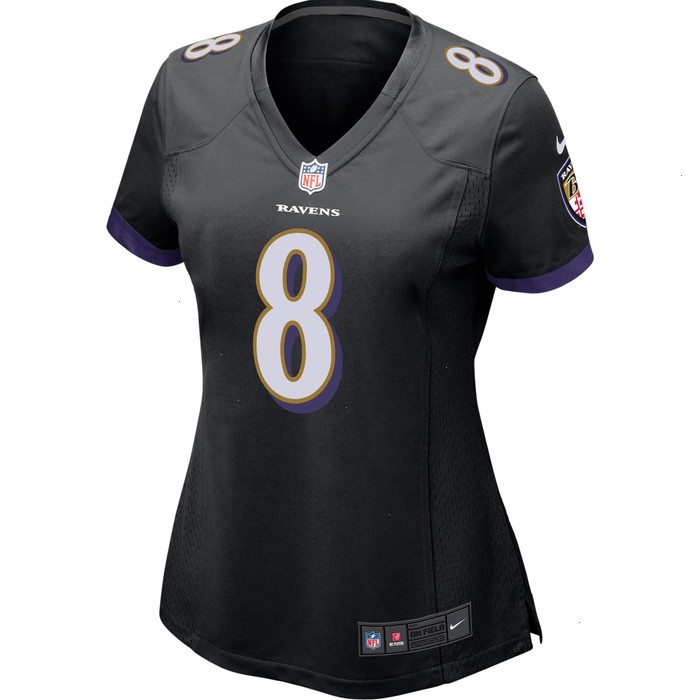 Lamar Jackson Baltimore Ravens Nike Women's Game Jersey - Black