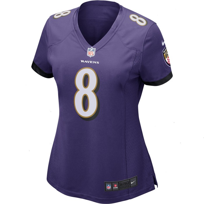 Lamar Jackson Baltimore Ravens Nike Women's Game Player Jersey - Purple