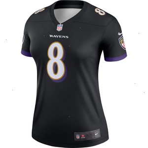 Lamar Jackson Baltimore Ravens Nike Women's Legend Team Jersey - Black