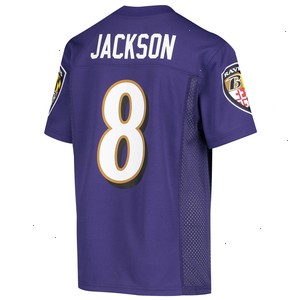 Lamar Jackson Baltimore Ravens Youth Replica Player Jersey - Purple