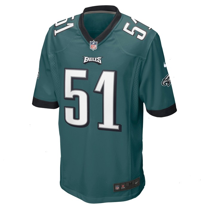 Landon Dickerson Philadelphia Eagles Nike Game Jersey - Midnight Green