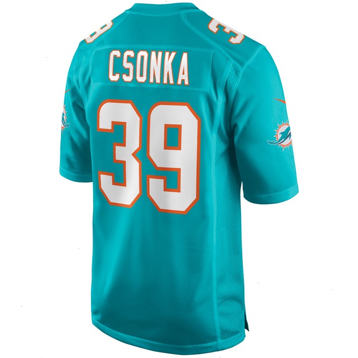 Larry Csonka Miami Dolphins Nike Game Retired Player Jersey - Aqua