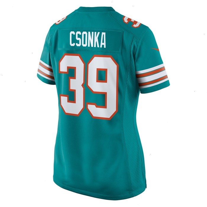 Larry Csonka Miami Dolphins Nike Women's Retired Player Jersey - Aqua