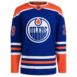 Leon Draisaitl Edmonton Oilers adidas Home Primegreen Authentic Pro Player Jersey - Royal