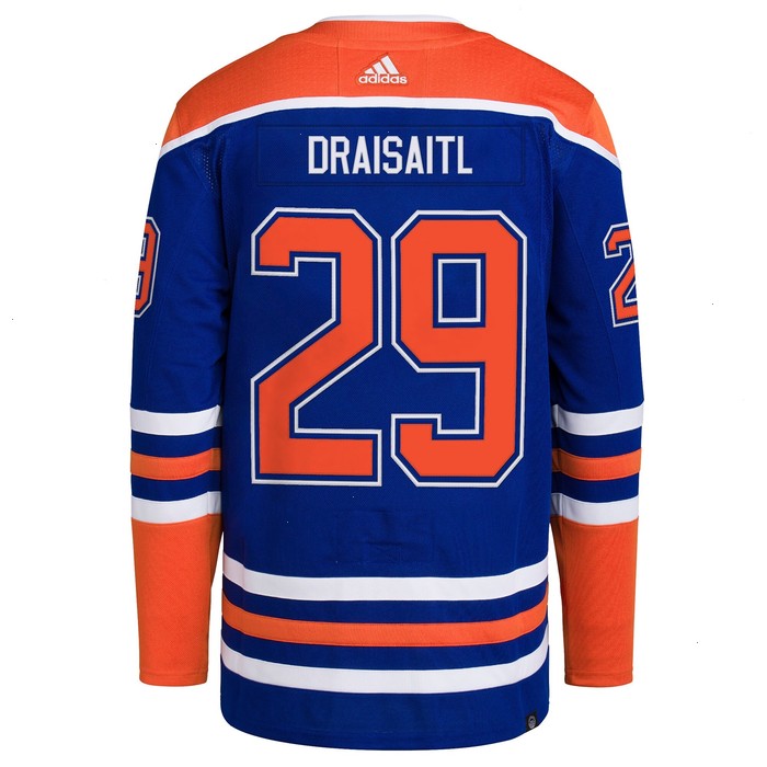 Leon Draisaitl Edmonton Oilers adidas Home Primegreen Authentic Pro Player Jersey - Royal