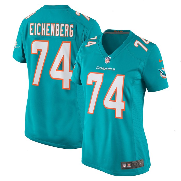 Liam Eichenberg Miami Dolphins Nike Women's Game Jersey - Aqua