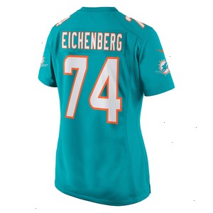 Liam Eichenberg Miami Dolphins Nike Women's Game Jersey - Aqua