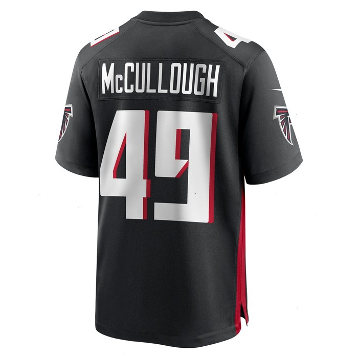 Liam McCullough Atlanta Falcons Nike Team Game Jersey - Black