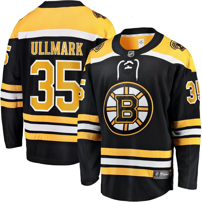 Linus Ullmark Boston Bruins Fanatics Branded Home Breakaway Player Jersey - Black