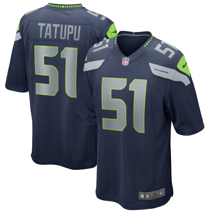 Lofa Tatupu Seattle Seahawks Nike Game Retired Player Jersey - College Navy