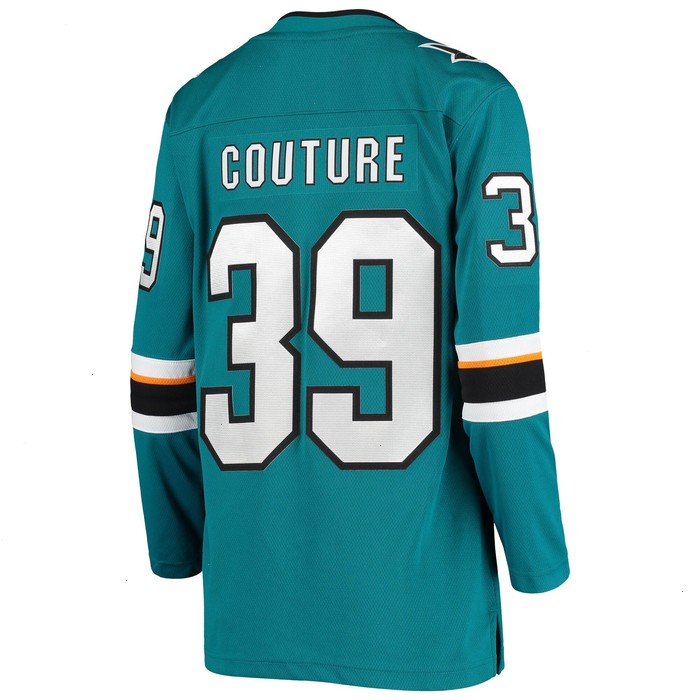 Logan Couture San Jose Sharks Fanatics Branded Women's Breakaway Home Player Jersey - Teal