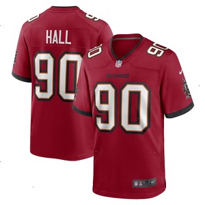 Logan Hall Tampa Bay Buccaneers Nike Game Player Jersey - Red