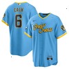 Lorenzo Cain Milwaukee Brewers Nike 2022 City Connect Replica Player Jersey - Powder Blue