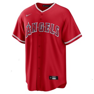 Los Angeles Angels Nike Alternate Replica Team Jersey - Red