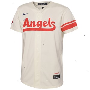 Los Angeles Angels Nike Preschool 2022 City Connect Replica Jersey - Cream