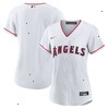 Los Angeles Angels Nike Women's Home Blank Replica Jersey - White