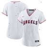 Los Angeles Angels Nike Women's Home Replica Team Jersey - White
