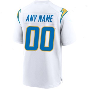 Los Angeles Chargers Nike Custom Game Jersey - White