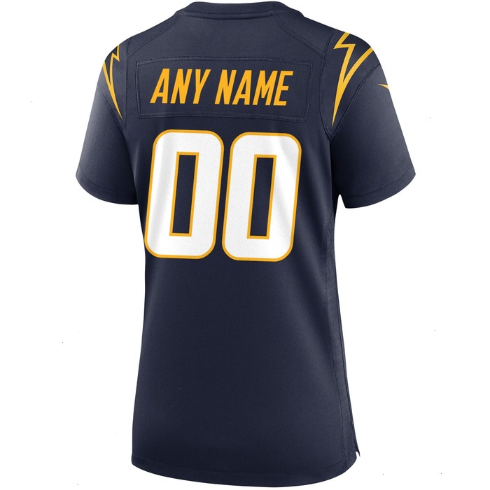 Los Angeles Chargers Nike Women's Alternate Custom Game Jersey - Navy