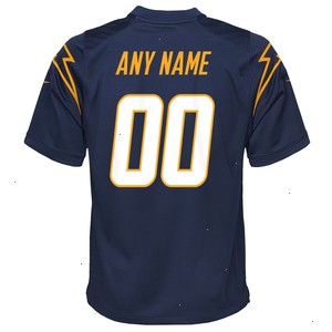 Los Angeles Chargers Nike Youth Alternate Custom Game Jersey - Navy