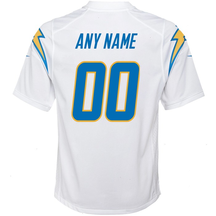 Los Angeles Chargers Nike Youth Custom Game Jersey - White