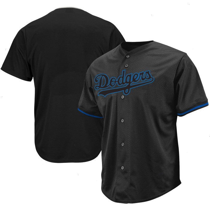 Los Angeles Dodgers Big & Tall Pop Fashion Jersey - Black/Royal