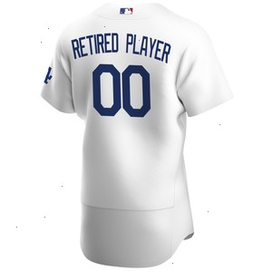 Los Angeles Dodgers Nike Home Pick-A-Player Retired Roster Authentic Jersey - White