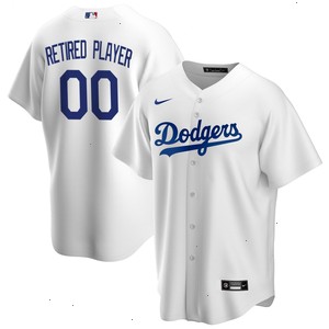 Los Angeles Dodgers Nike Home Pick-A-Player Retired Roster Replica Jersey - White