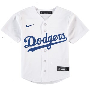 Los Angeles Dodgers Nike Preschool Home Replica Team Jersey - White