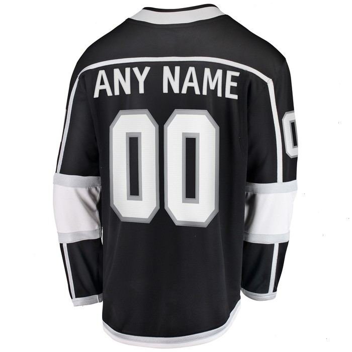 Los Angeles Kings Fanatics Branded 2020/21 Home Breakaway Custom Jersey - Black