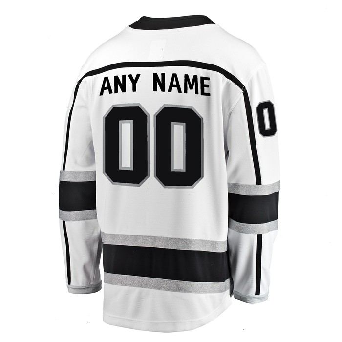 Los Angeles Kings Fanatics Branded Away Breakaway Custom Jersey - White