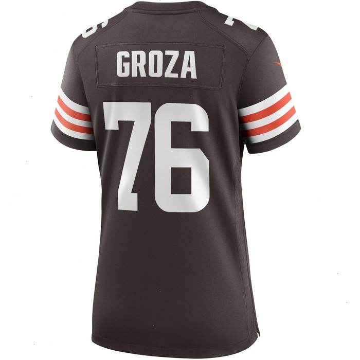 Lou Groza Cleveland Browns Nike Women's Game Retired Player Jersey - Brown