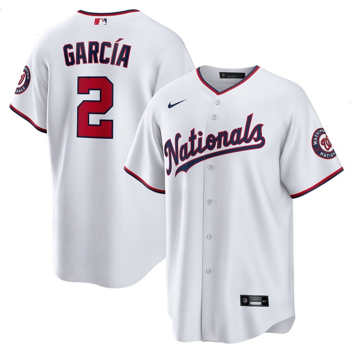 Luis García Washington Nationals Nike Home Replica Player Jersey - White