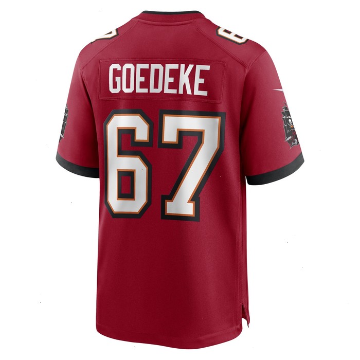 Luke Goedeke Tampa Bay Buccaneers Nike Game Player Jersey - Red