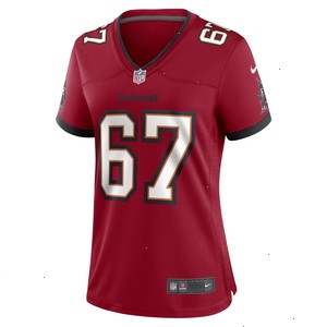 Luke Goedeke Tampa Bay Buccaneers Nike Women's Game Player Jersey - Red