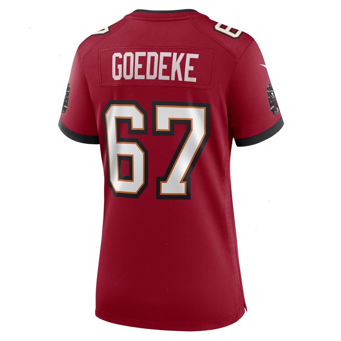 Luke Goedeke Tampa Bay Buccaneers Nike Women's Game Player Jersey - Red