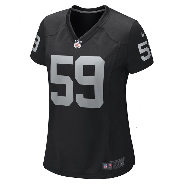 Luke Masterson Las Vegas Raiders Nike Women's Game Player Jersey - Black