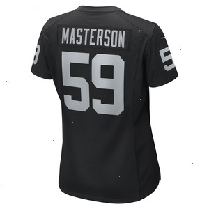 Luke Masterson Las Vegas Raiders Nike Women's Game Player Jersey - Black