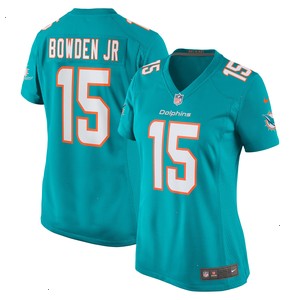 Lynn Bowden Jr. Miami Dolphins Nike Women's Team Game Jersey - Aqua