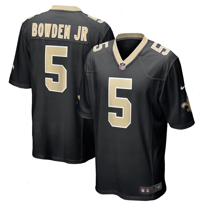 Lynn Bowden Jr. New Orleans Saints Nike Team Game Jersey - Black