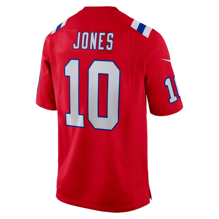 Mac Jones New England Patriots Nike Alternate Game Jersey - Red